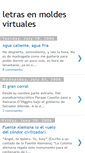 Mobile Screenshot of letrasdemolde.blogspot.com