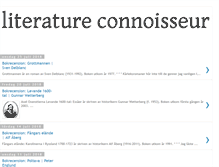 Tablet Screenshot of literature-connoisseur.blogspot.com