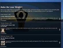 Tablet Screenshot of loseweighttostayhealthy.blogspot.com