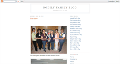 Desktop Screenshot of bodilyfamily.blogspot.com