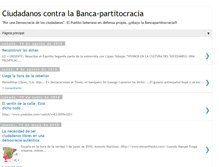 Tablet Screenshot of ciudadanoscontralaclasepoltica.blogspot.com