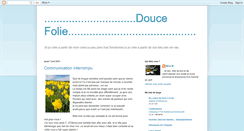 Desktop Screenshot of ladoucefolie.blogspot.com