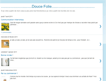 Tablet Screenshot of ladoucefolie.blogspot.com