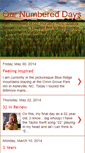 Mobile Screenshot of ournumbereddays.blogspot.com