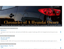 Tablet Screenshot of hyundaiowner.blogspot.com