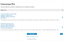 Tablet Screenshot of concursospro.blogspot.com