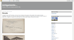 Desktop Screenshot of antigamente1900.blogspot.com