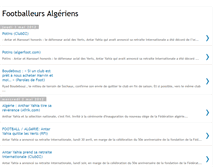 Tablet Screenshot of footballeur-dz.blogspot.com