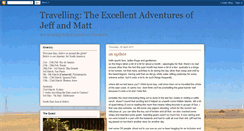 Desktop Screenshot of jeffandmattsexcellentadventures.blogspot.com