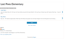 Tablet Screenshot of lostpineselementary.blogspot.com
