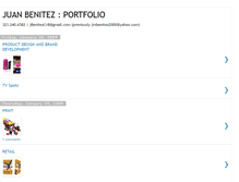 Tablet Screenshot of juanbenitezportfolio.blogspot.com
