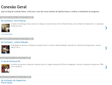Tablet Screenshot of conexaogeral.blogspot.com