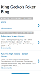 Mobile Screenshot of geckopoker.blogspot.com