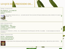 Tablet Screenshot of loqueheaprendidode.blogspot.com