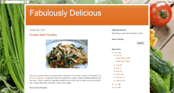 Desktop Screenshot of fabulouslydelicious.blogspot.com