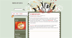 Desktop Screenshot of new-afi-2013.blogspot.com