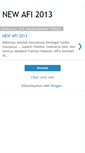 Mobile Screenshot of new-afi-2013.blogspot.com