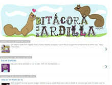 Tablet Screenshot of bitacoradelaardilla.blogspot.com