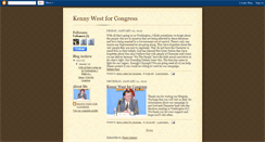 Desktop Screenshot of kwest4congress.blogspot.com