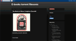 Desktop Screenshot of e-booksgotorrentfilesonic.blogspot.com