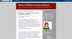 Desktop Screenshot of buengobiernoperu.blogspot.com