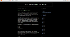 Desktop Screenshot of chroniclesofnojo.blogspot.com