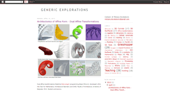 Desktop Screenshot of genericexplorations.blogspot.com