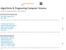 Tablet Screenshot of algorithm-book.blogspot.com