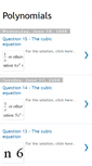 Mobile Screenshot of maths-made-easy-for-you-polynomials.blogspot.com