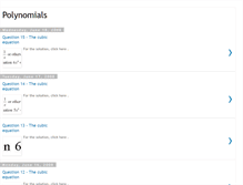 Tablet Screenshot of maths-made-easy-for-you-polynomials.blogspot.com