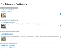 Tablet Screenshot of primaveraresidences.blogspot.com