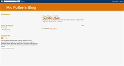 Desktop Screenshot of mrfullersmusic.blogspot.com