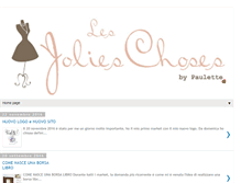 Tablet Screenshot of lesjolieschosesbypaulette.blogspot.com