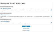 Tablet Screenshot of dennyandannesadventures.blogspot.com
