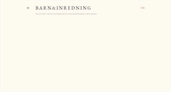 Desktop Screenshot of barnochinredning.blogspot.com