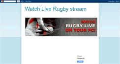 Desktop Screenshot of 365rugbytv.blogspot.com