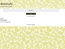 Tablet Screenshot of bearycraftyjanice.blogspot.com