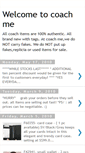 Mobile Screenshot of coachmee.blogspot.com