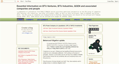 Desktop Screenshot of btuinformation.blogspot.com