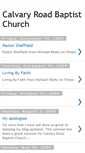 Mobile Screenshot of calvaryroadbaptist.blogspot.com