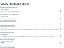 Tablet Screenshot of calvaryroadbaptist.blogspot.com