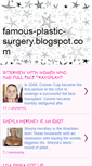 Mobile Screenshot of famous-plastic-surgery.blogspot.com