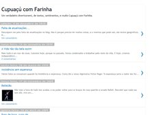 Tablet Screenshot of cupucomfarinha.blogspot.com