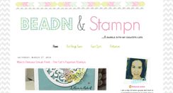 Desktop Screenshot of beadnstampn.blogspot.com