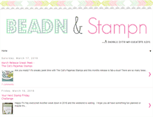 Tablet Screenshot of beadnstampn.blogspot.com