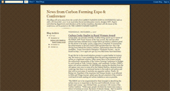 Desktop Screenshot of carbonfarmingnews.blogspot.com