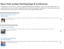 Tablet Screenshot of carbonfarmingnews.blogspot.com