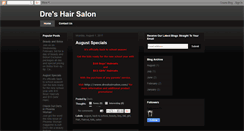 Desktop Screenshot of dreshairsalon.blogspot.com