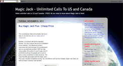 Desktop Screenshot of magicjackunlimited.blogspot.com