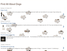 Tablet Screenshot of findallaboutdogs.blogspot.com